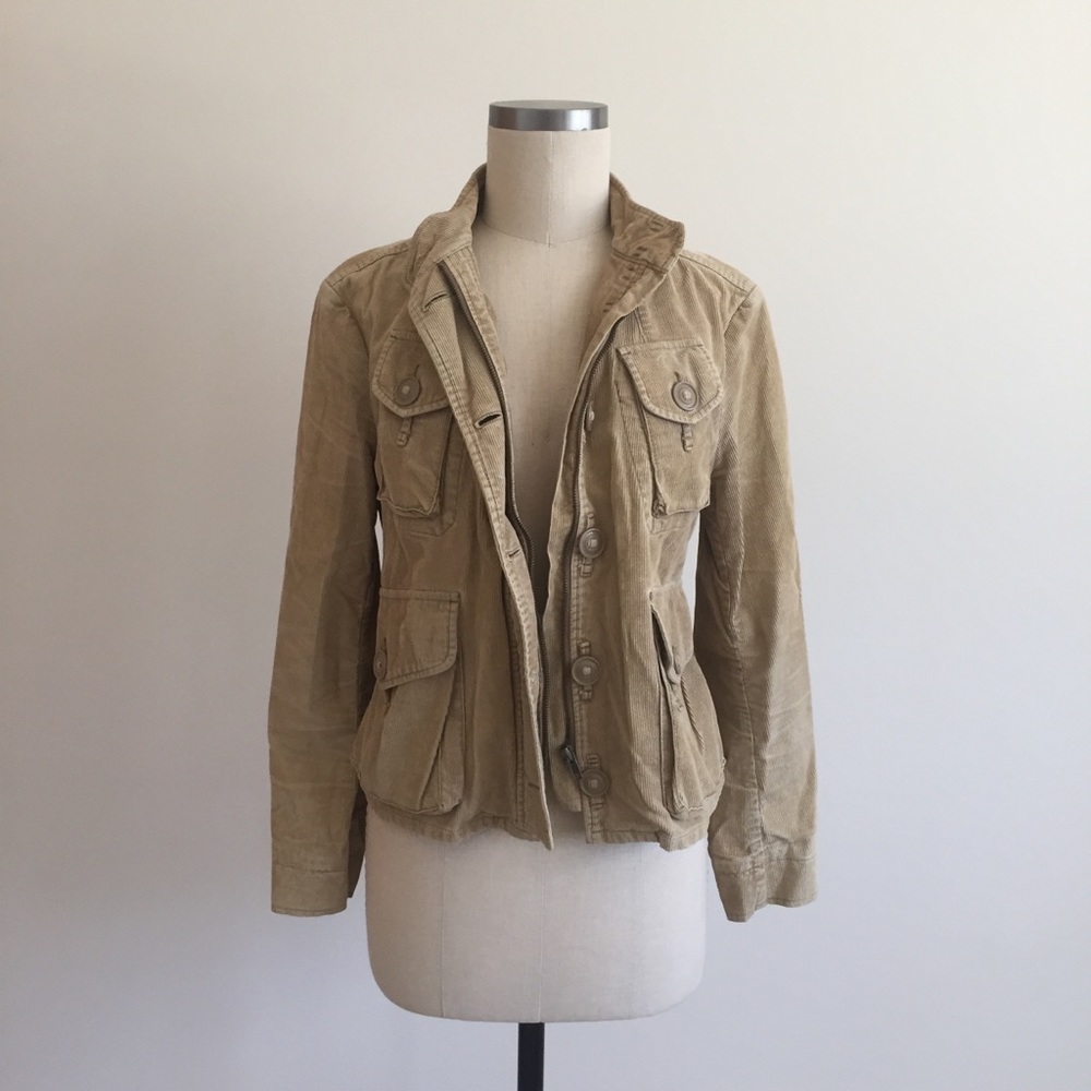 FCUK French Connection UK Corduroy Utility Jacket